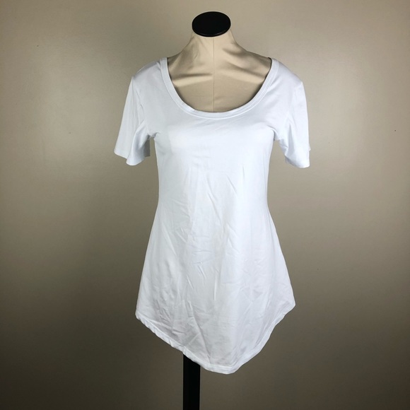 SOLD ❗️Meaneor White Top Tunic Length NWT - Picture 1 of 9